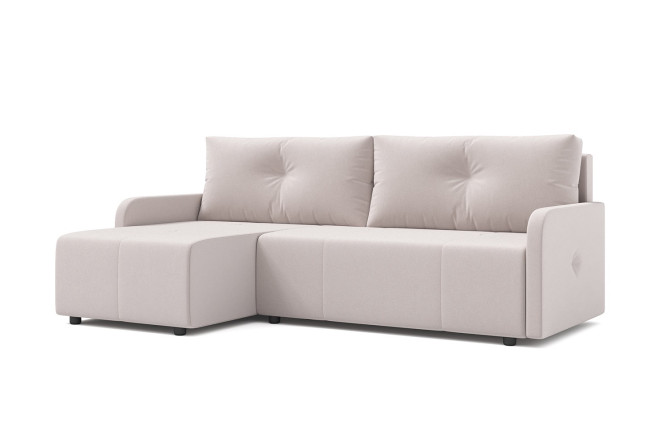 Изображение товара Угловой диван-кровать Вилмер Лайт с оттоманкой и современным дизайном