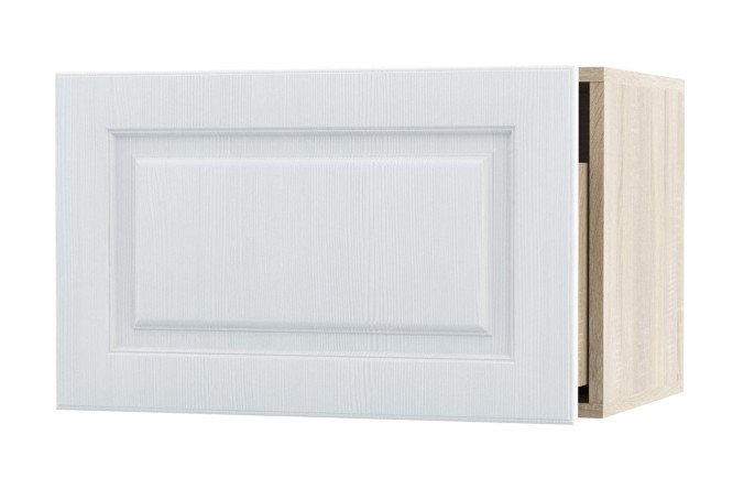 Изображение товара Тумба с ящиком Оскар Белла 60х40 см с доводчиком, сонома/белое дерево