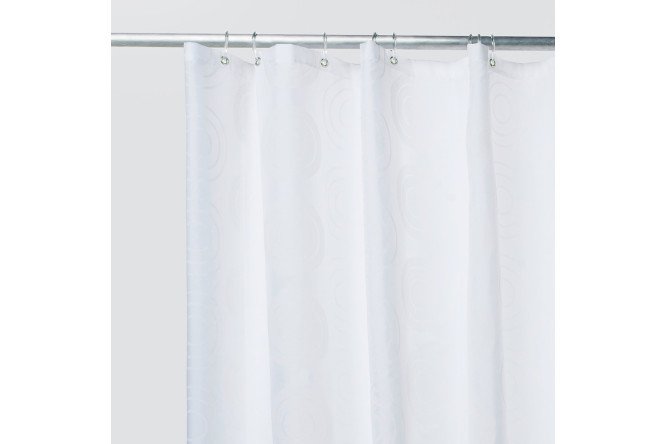 Штора для ванной комнаты IDDIS Chequers White 200x200 см
