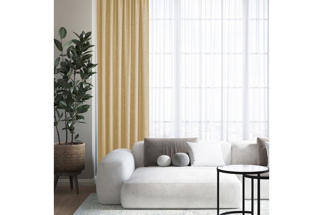 Изображение товара Штора бархатный Блэкаут 200х270 см ангора светлая