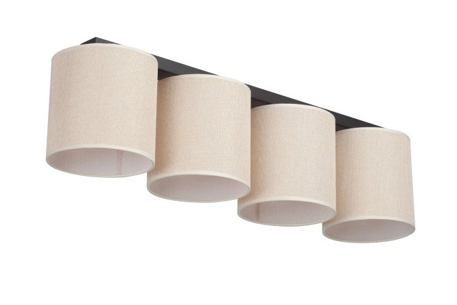 Изображение товара Люстра V2881-1/4PL для помещения 12 кв.м с цоколем E27 и креплением на планке