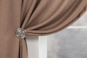 Штора MICASA Alberta 150х280 см, 1 шт., цвет песочный