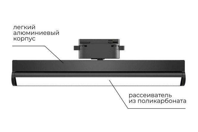 Светильник трековый APEYRON 25-22 однофазный