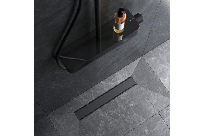 Трап для душа линейный AM.PM Primeflow W02SC-U11-050-04BM 500х75 мм, Комбинированный затвор