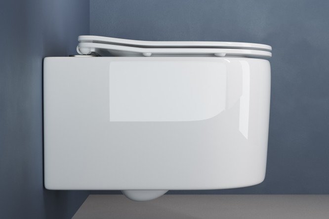 Унитаз подвесной CERAMICANOVA Moments Rimless 37х34х49 см