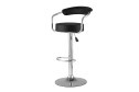 Стул барный Stool Group Орион New 54х106х49 см, цвет обивки чёрный