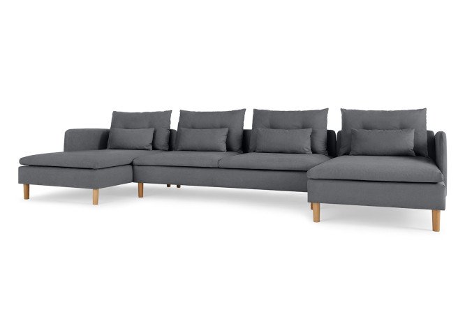 Изображение товара П-образный диван Ишим с подлокотниками - комфорт и стиль для вашей гостиной