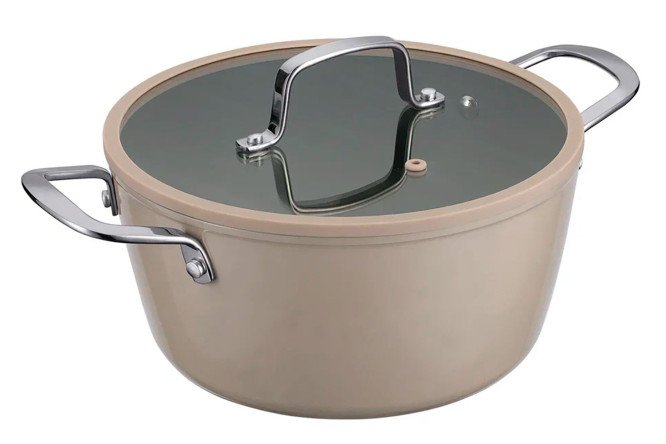 Кастрюля с крышкой REGENT Inox Taup 4 л