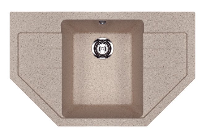 Изображение товара Мойка врезная с крылом ULGRAN u-609 302 79х49х20 см