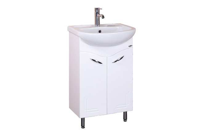 Изображение товара Тумба напольная ONIKA Лада 105002 белая для ванной комнаты 47,2 см