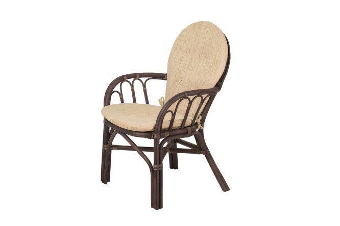 Изображение товара Стул обеденный Джакарта цвет каркаса орех матовый, мягких элементов бежевый