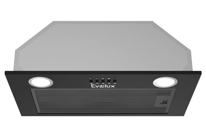 Изображение товара Вытяжка EVELUX Air 60 B черная, современный дизайн для кухни