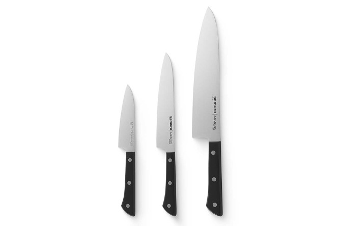 Изображение товара Набор ножей SAMURA Harakiri Нержавеющая сталь, 3 шт.