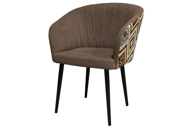 Изображение товара Стул с подлокотниками Верона 60х83х61 см мягкая велюровая обивка