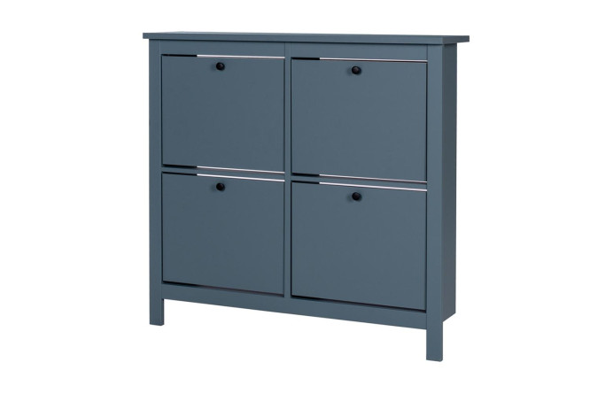 Изображение товара Тумба для обуви Сага 112.6х107.4х27.9 см темно-бирюзовая