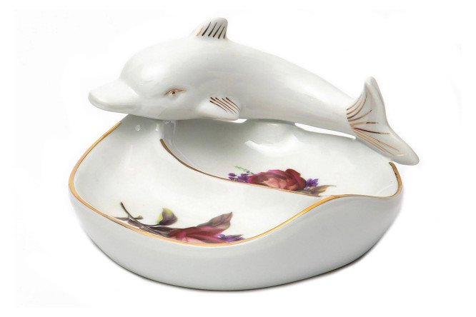 Изображение товара Икорница фарфоровая Guterwahl Party Time Утренняя роза 15,5 см