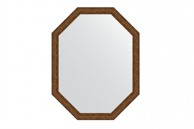 Изображение товара Зеркало настенное в багетной раме EVOFORM Polygon BY 7032, виньетка состаренная бронза 70х90 см