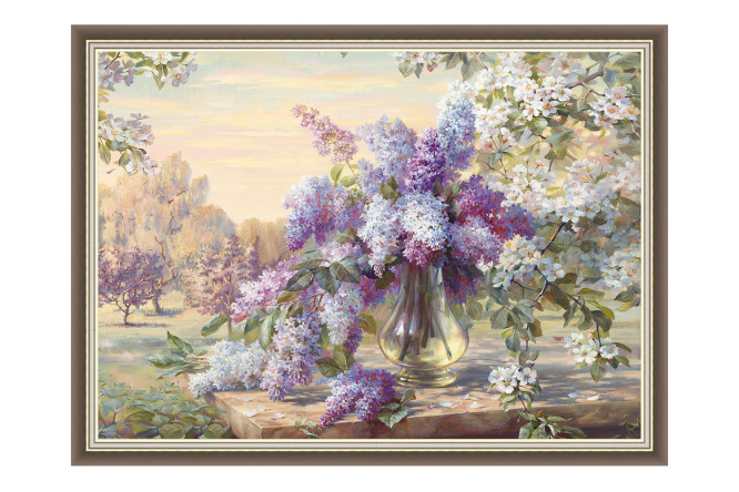 Изображение товара Репродукция в раме Цветы весны 60х80 см