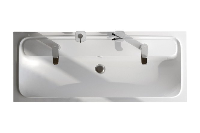 Изображение товара Встраиваемая раковина AM.PM Func M8FWPC1200WM белый матовый 120,8х16х49,2 см