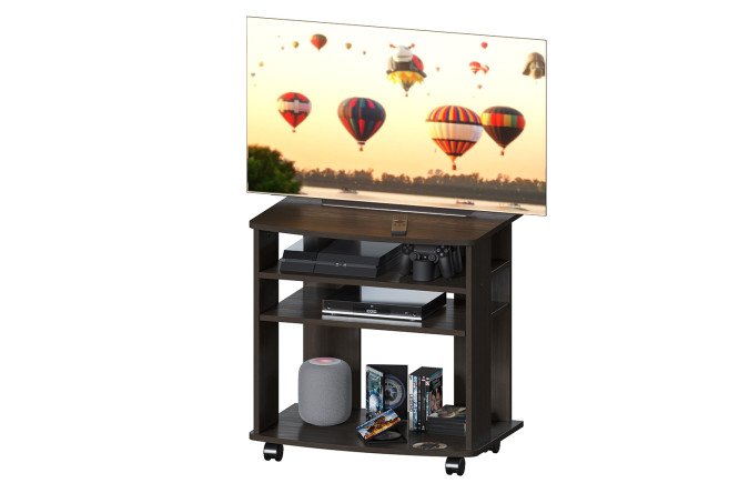 Изображение товара Тумба для ТВ ТВ-3 из ЛДСП с размером 65,2х66х43,6 см венге