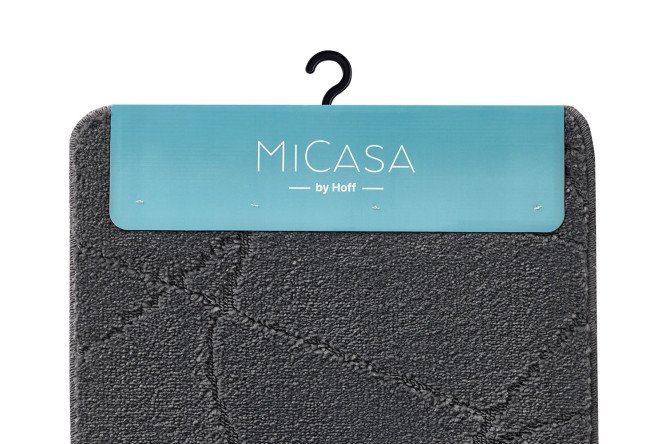 Набор ковриков MICASA Unity для ванной комнаты и туалета 50x80 см, 40x50 см,