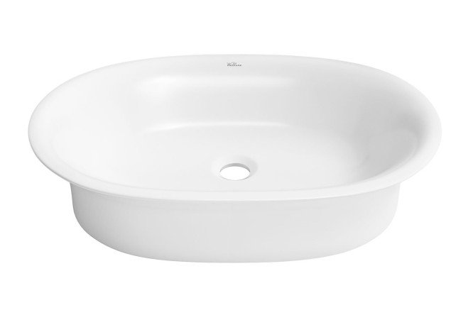 Изображение товара Раковина накладная Faze moment 317801000 60х14,5х39 см белая глянцевая