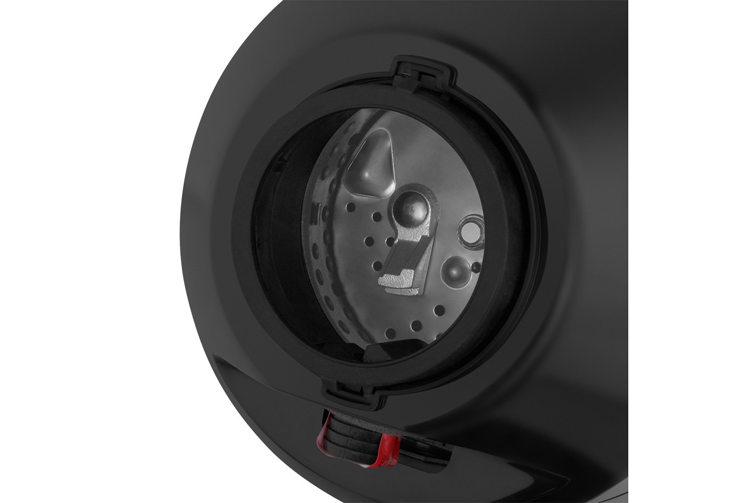 Измельчитель пищевых отходов с пневмокнопкой  MAUNFELD MWD 7502PB, чёрный, нержавеющая сталь
