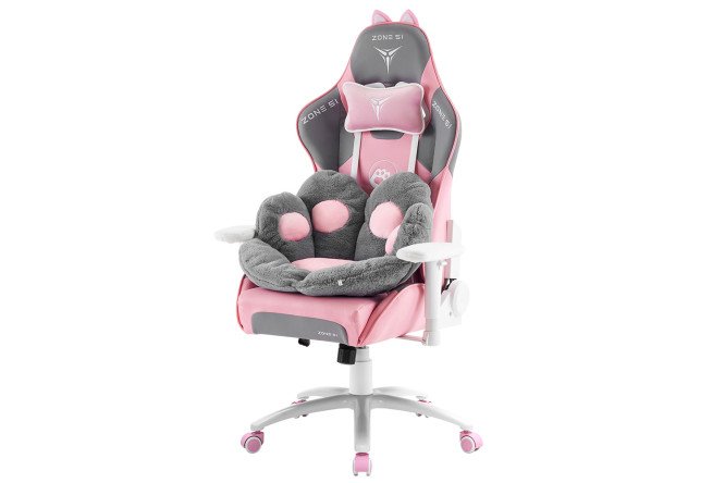 Изображение товара Игровое кресло ZONE 51 Kitty Meow, искусственная кожа, до 150 кг