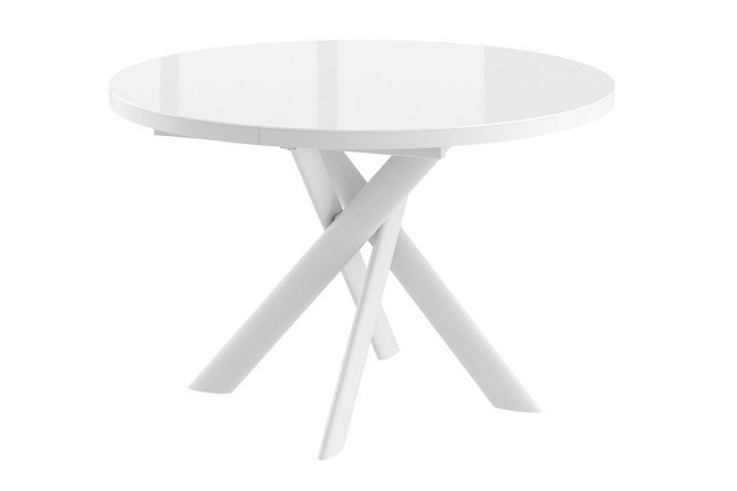 Изображение товара Стол Ronaldo раздвижной стекло и ЛДСП 120х75х120 см