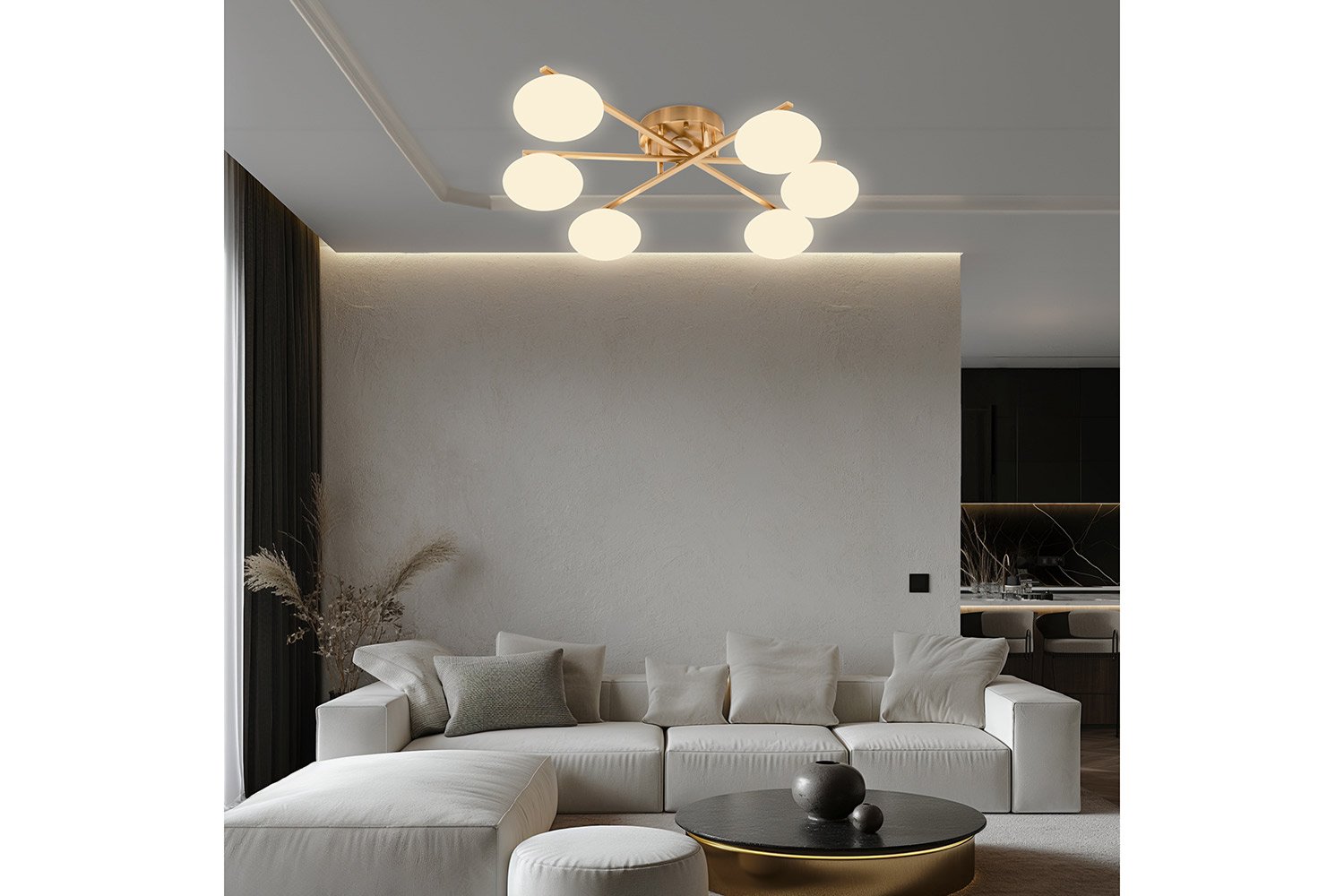 Люстра CITILUX Atman smart 26 кв.м., LED, 68 см