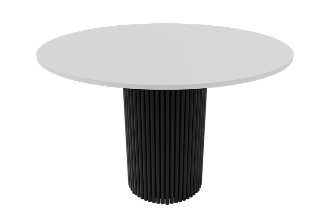 Изображение товара Стол GENGLASS Trubis Wood с трубчатым подстольем 120х75х120 см