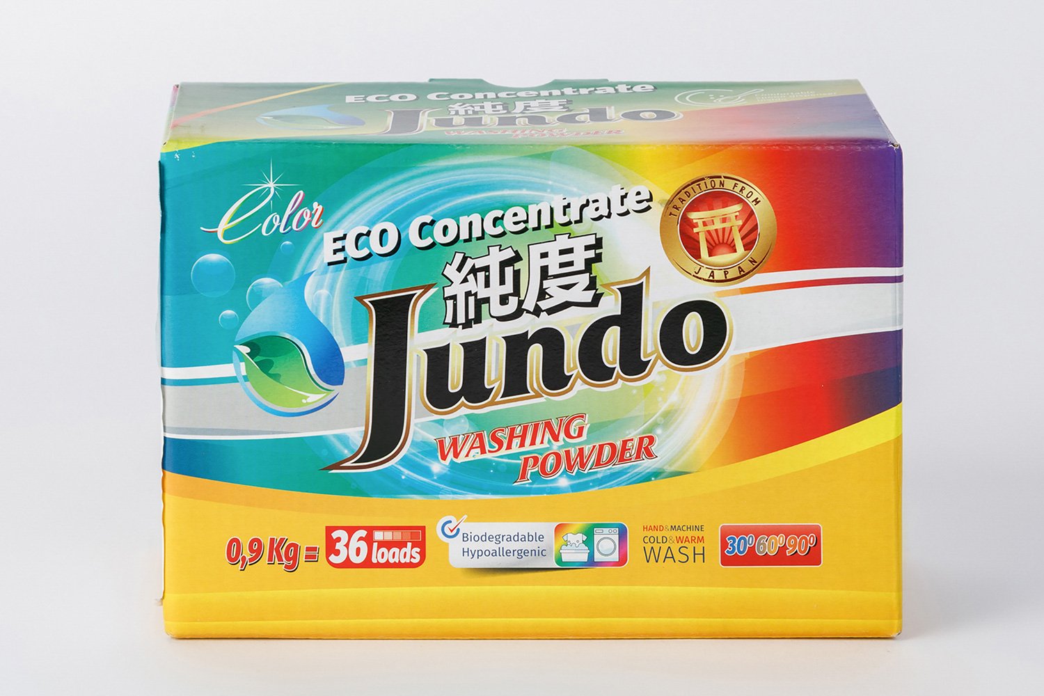 Стиральный порошок для стирки цветного белья Jundo Color