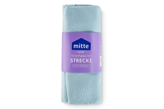 Покрывало MITTE Strecke 140х200 см, Хлопок