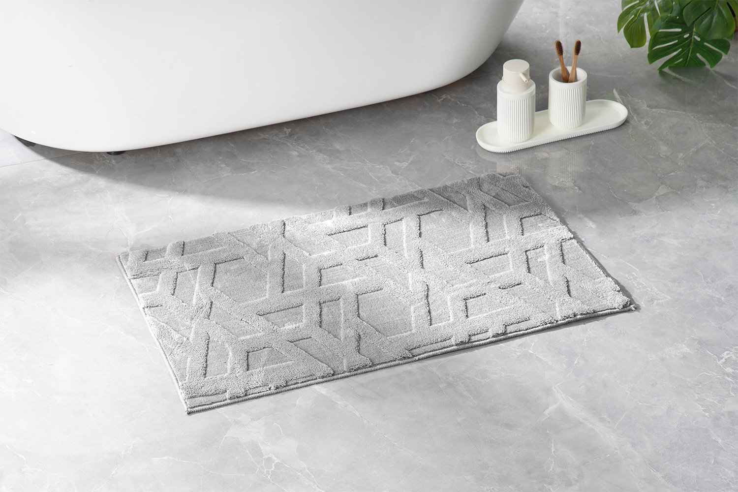 Коврик для ванной комнаты MICASA Geometry 60x90 см