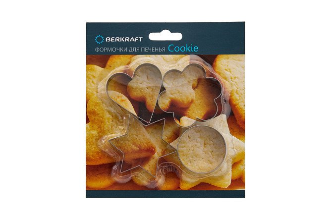 Изображение товара Формочки для печенья BERKRAFT Cookie 4 предм.