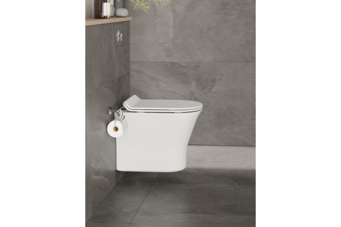 Фото 7 Унитаз подвесной ORANGE C01-100W 36х35х48.5 см