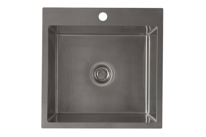 Изображение товара Мойка из нержавеющей стали UKINOX Практика PRV500.500 -GT10C 0CW 50х50х20 см