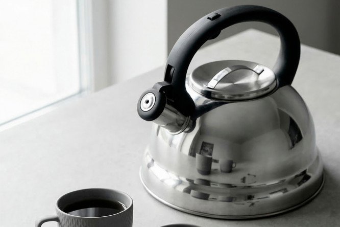 Фото 2 Чайник REGENT Inox Tea со свистком 3 л