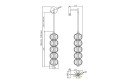 Бра LED MAYTONI Golden Cage 6 кв.м, LED