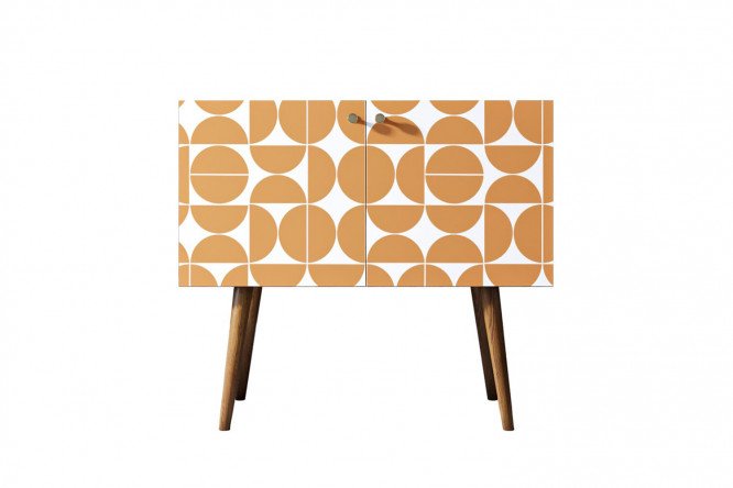 Изображение товара Комод Berber с принтовым фасадом и коричневым каркасом