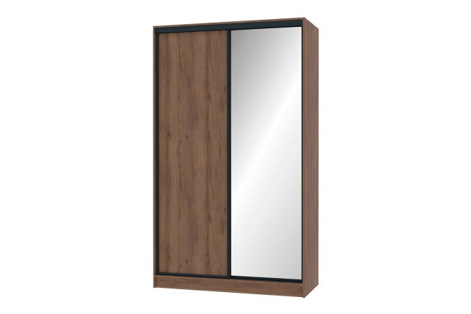 Изображение товара Шкаф-купе Home 135х229,5 см, дуб табачный Craft, с одним зеркалом
