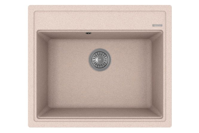 Изображение товара Мойка врезная Липси 600 из кварцевого композита 60х51 см
