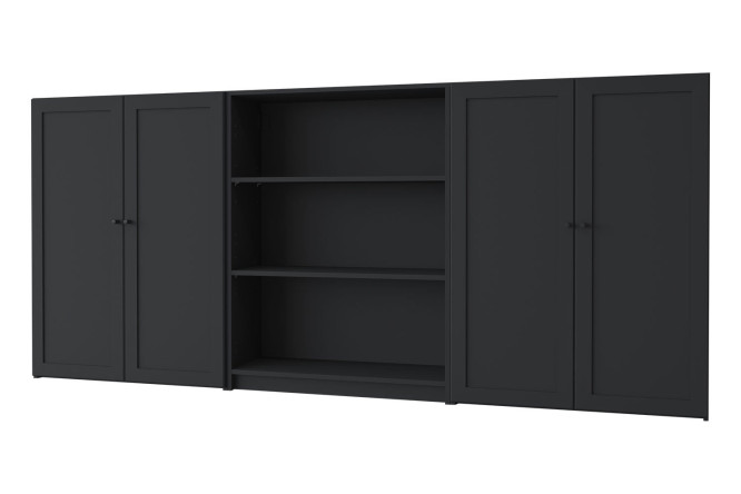 Изображение товара Книжный шкаф низкий Харрис с глухими дверцами
