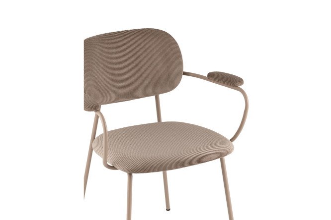Стул обеденный Stool Group Кэрол с подлокотниками 60.5х77х52 см