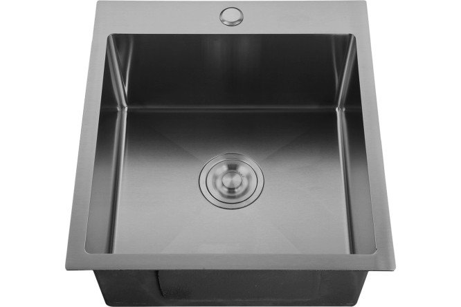 Изображение товара Врезная мойка GRANFEST Metal 4844 графит 48,5х44х21,5 см