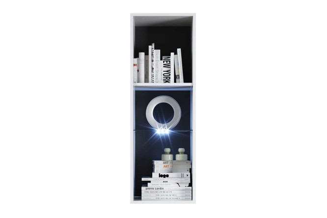 Пенал-витрина навесная Йорк ЛВ