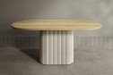 Стол GENGLASS Trubis wood 180х75х90 см