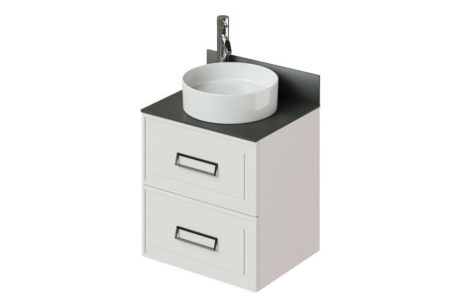 Изображение товара Подвесная тумба Pino 58.2 см без раковины для ванной с МДФ керамик