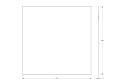 Зеркало настенное с фацетом EVOFORM Standard BY 0236 100х100 см