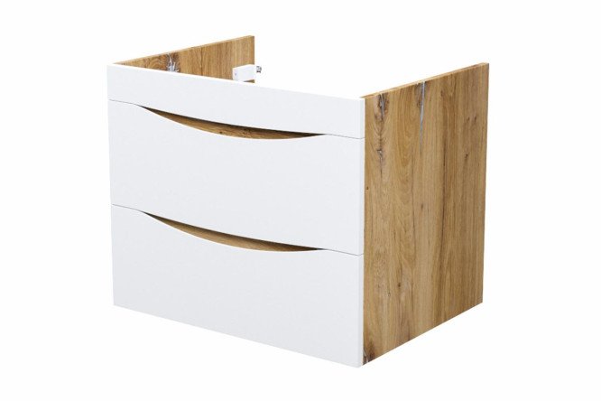 Изображение товара Подвесная тумба IDDIS Cloud CLO60Y0i95 60.3 см белый и золотистый дуб